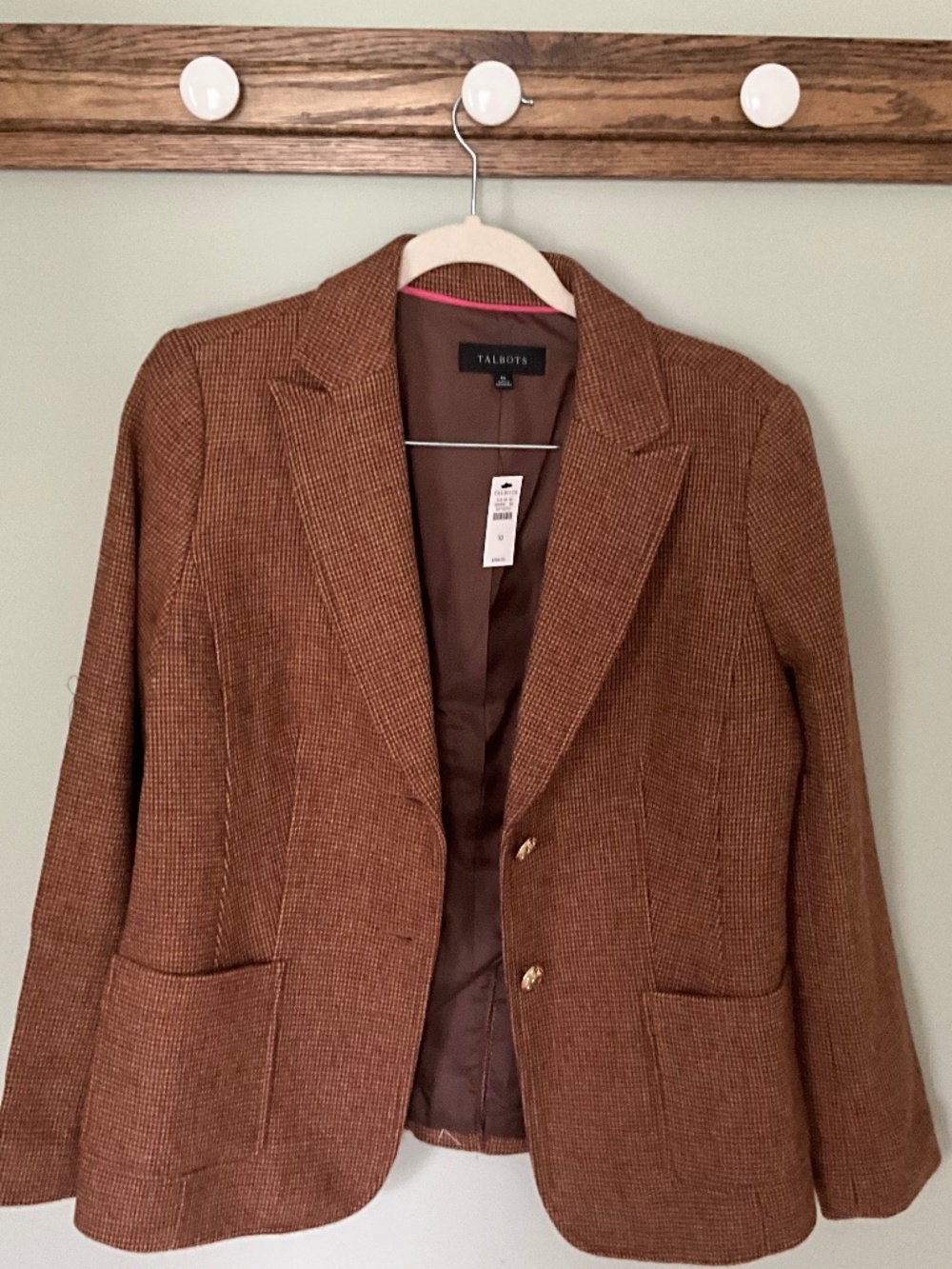 NWT Talbots Shetland Blazer Size 10 - Picture 2 of 4